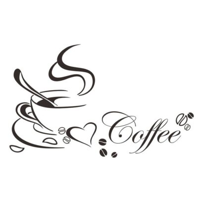 Coffee Cup Kitchen Wall Sticker - Image 3