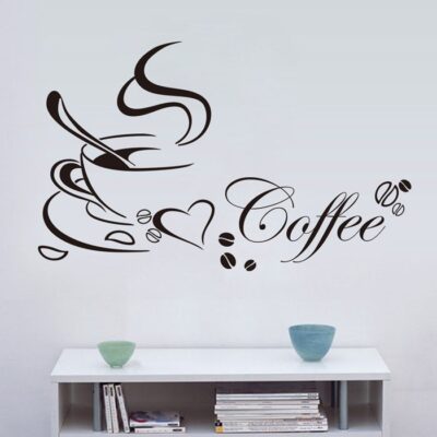 Coffee Cup Kitchen Wall Sticker - Image 4