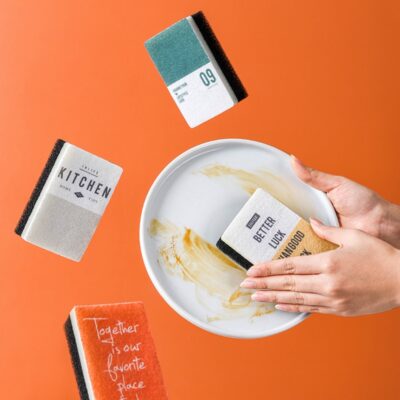 4PCS Kitchen Cleaning Sponge